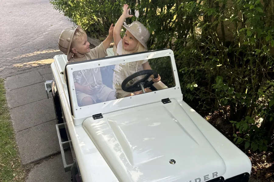 Kinder-Jeep-Safari Bungalowpark Strandslag Julianadorp
