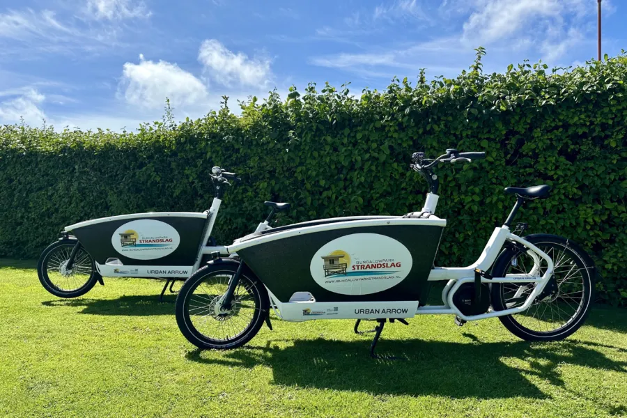 Elektro-Lastenfahrradverleih Bungalowpark Strandslag Julianadorp